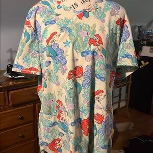 Ariel Print Scrub Top